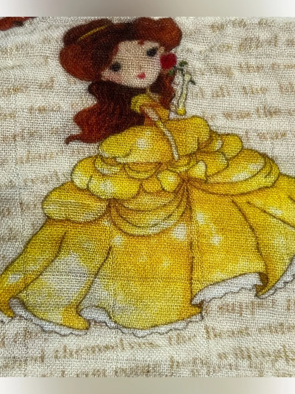 Sweet Bella Sue Beauty & the Beast bamboo blend kids blanket